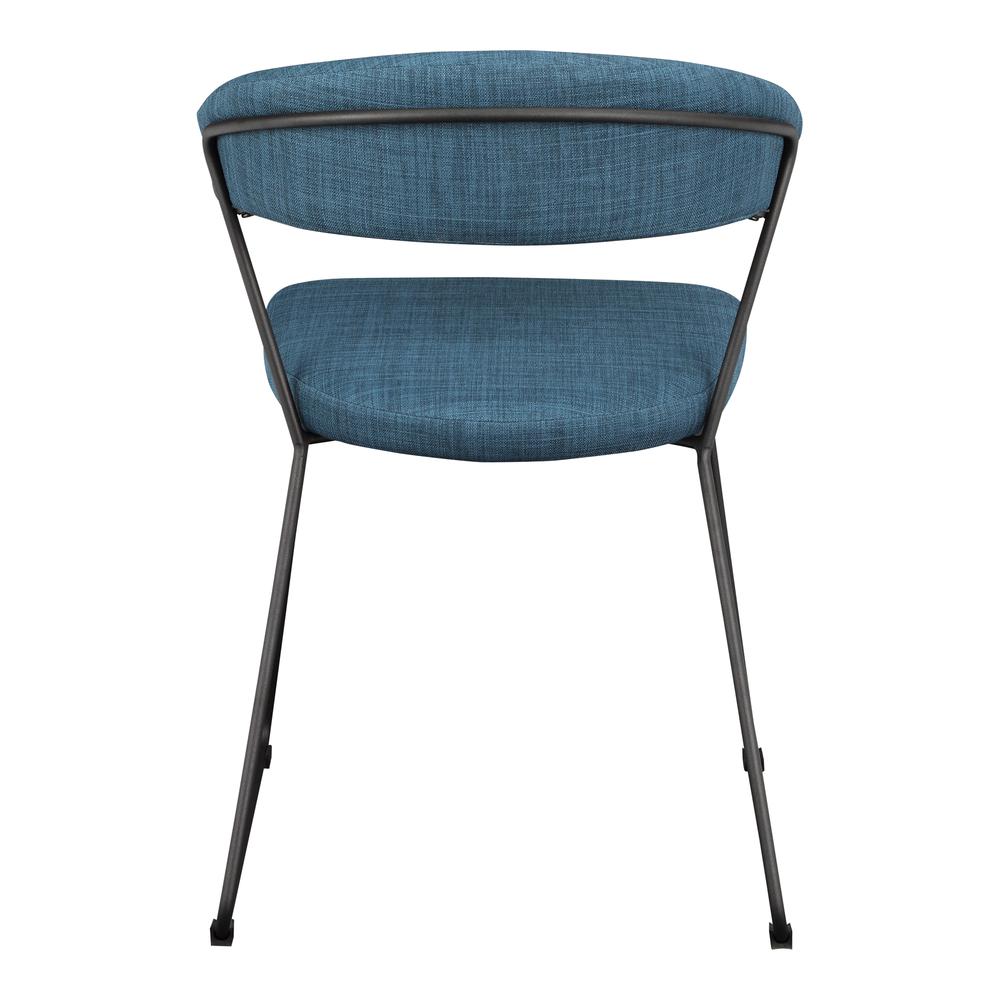 Adria Dining Chair Blue-Set Of Two. Picture 2
