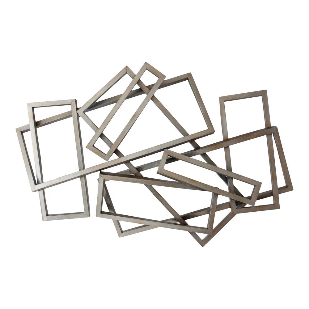 Metal Rectangles Wall Decor. The main picture.
