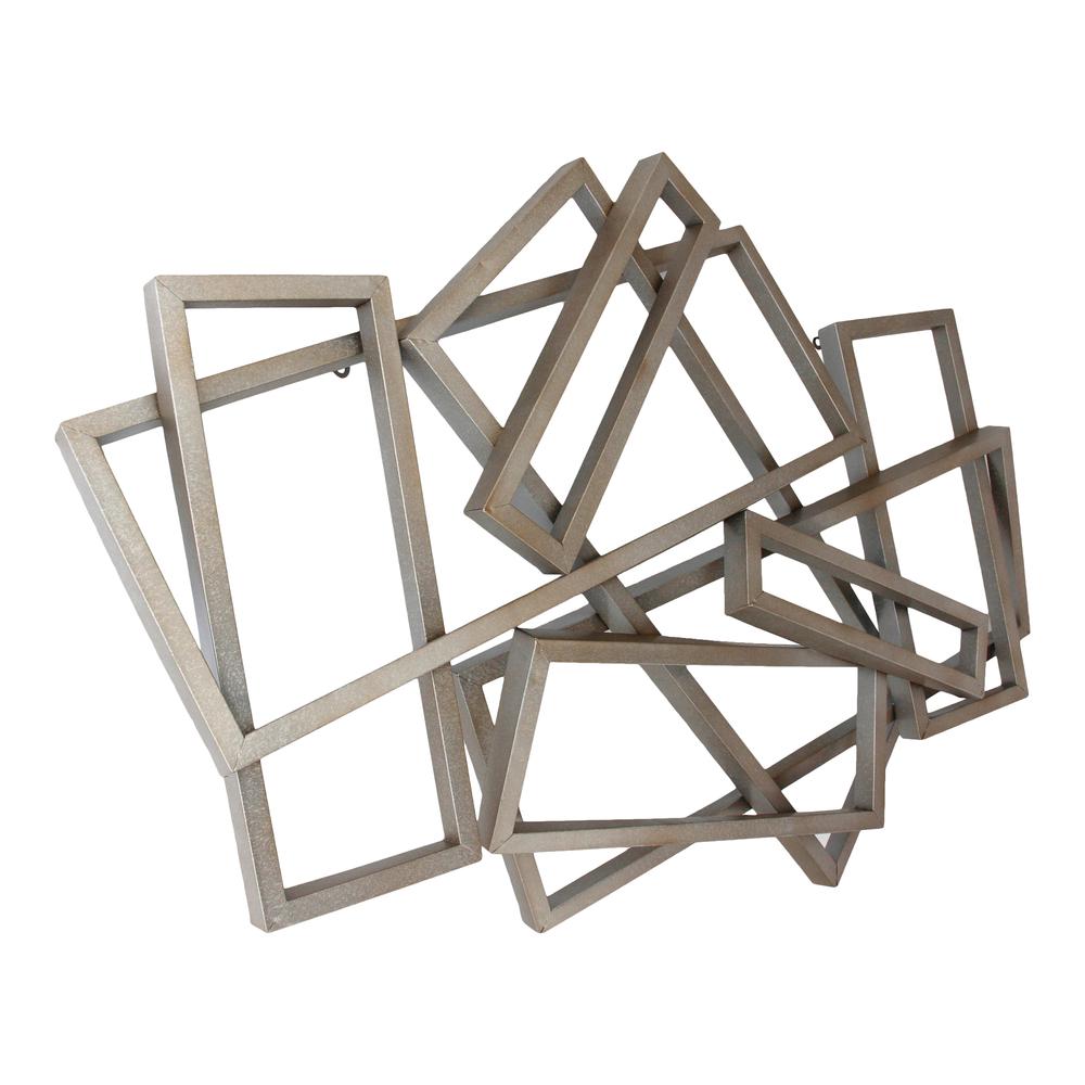 Metal Rectangles Wall Decor. Picture 3