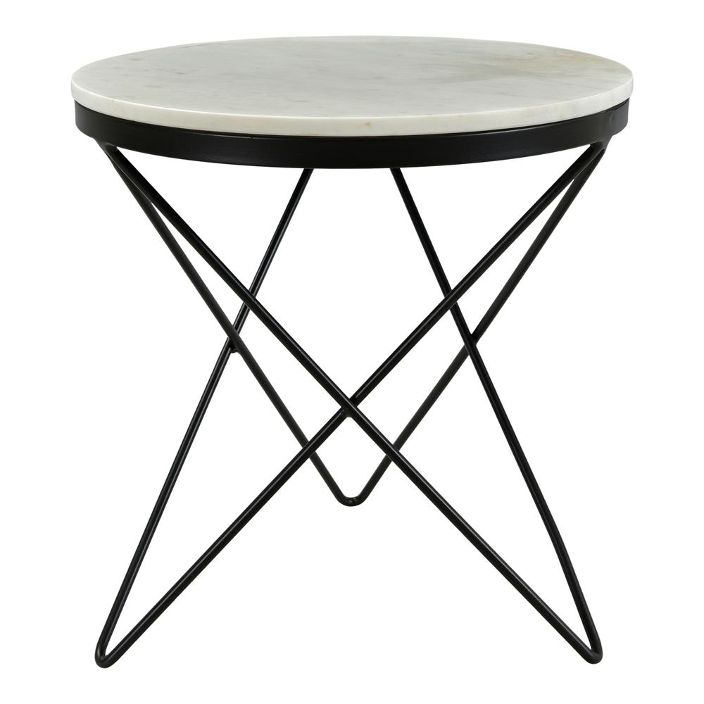 Haley Side Table Black Base. Picture 1