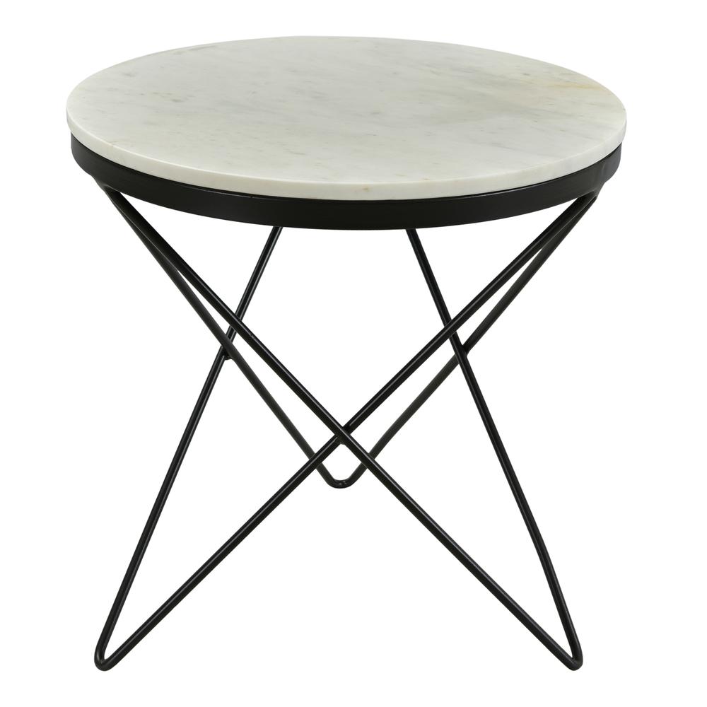Haley Side Table Black Base. Picture 2