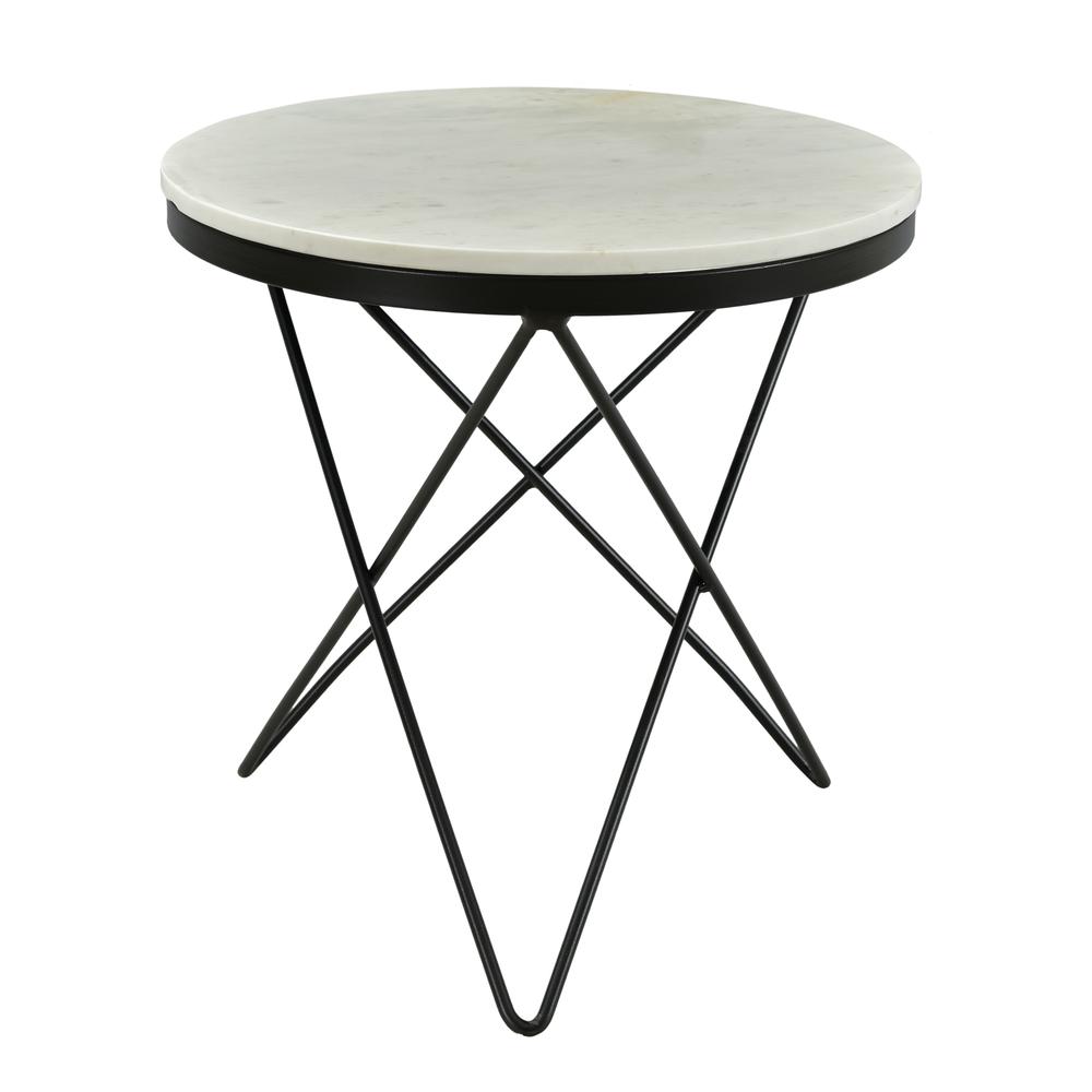 Haley Side Table Black Base. Picture 3