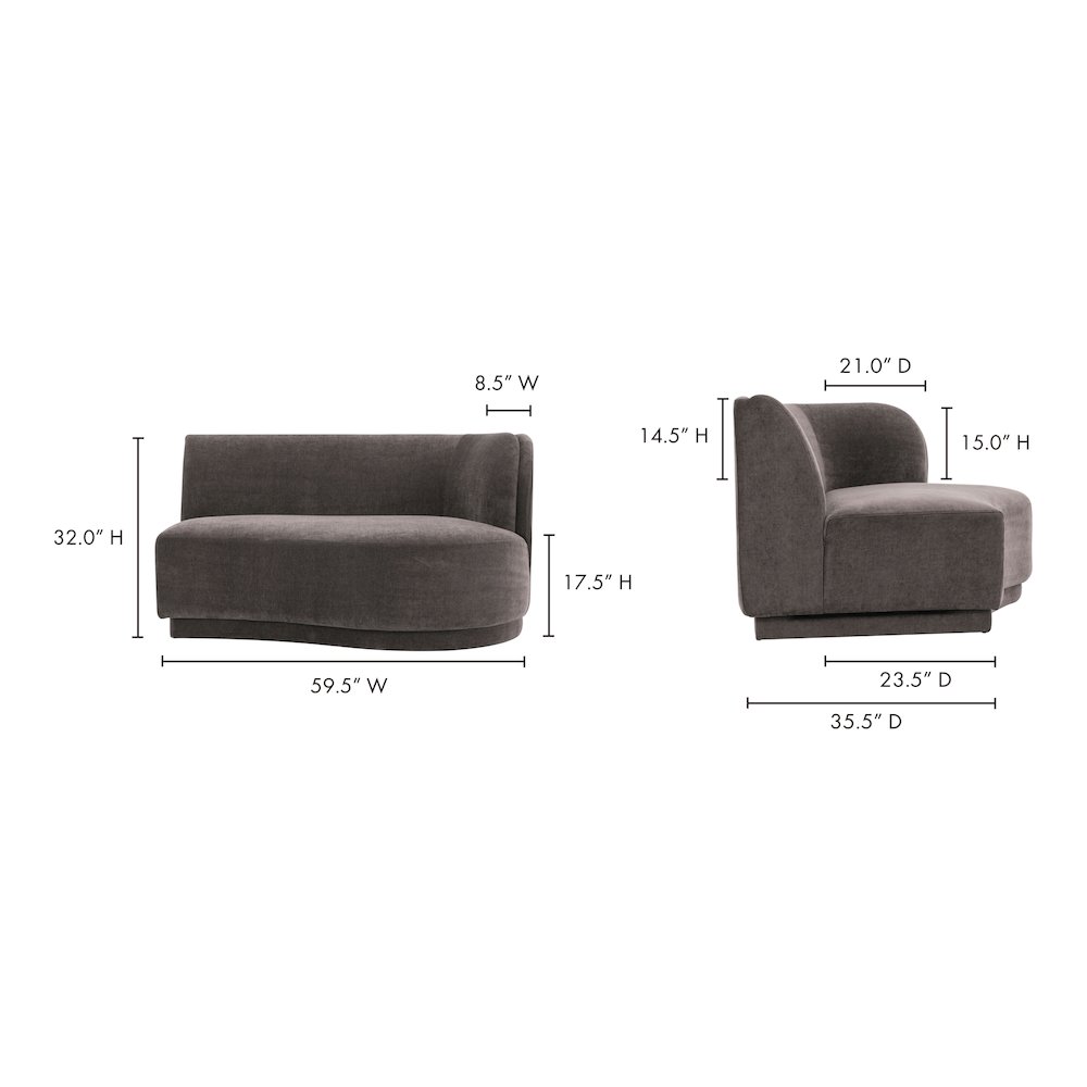 Yoon 2 Seat Sofa Right. Picture 7