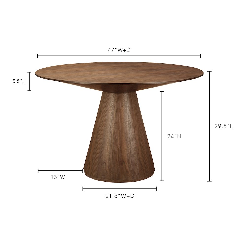 Otago Round Dining Table. Picture 8