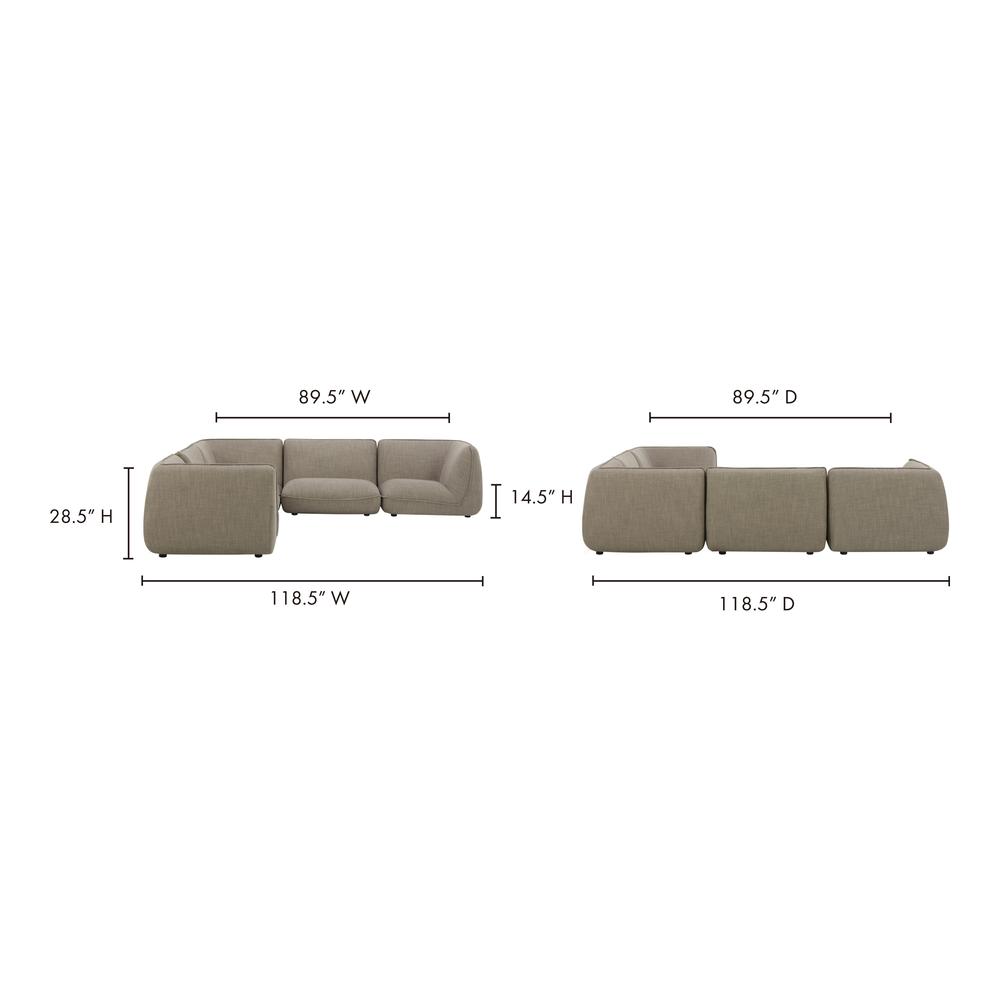 Zeppelin Classic L Modular Sectional. Picture 10