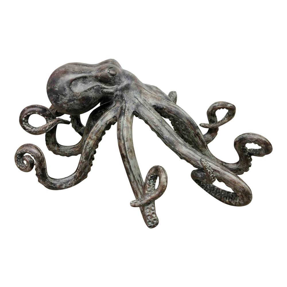Octopus Statue, Grey. Picture 1