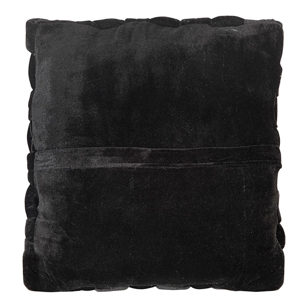 Pj Velvet Pillow Black. Picture 2