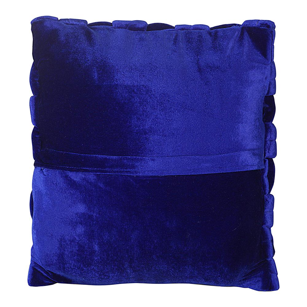 blue velvet pillows