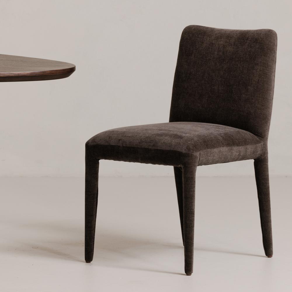 Calla Dining Chair Dark Grey-Set Of Two. Picture 9