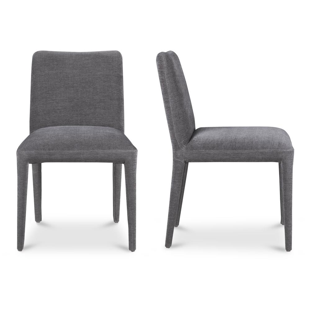 Calla Dining Chair Dark Grey-Set Of Two. Picture 1