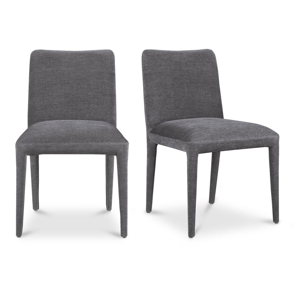 Calla Dining Chair Dark Grey-Set Of Two. Picture 2