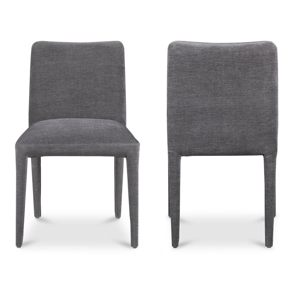 Calla Dining Chair Dark Grey-Set Of Two. Picture 3