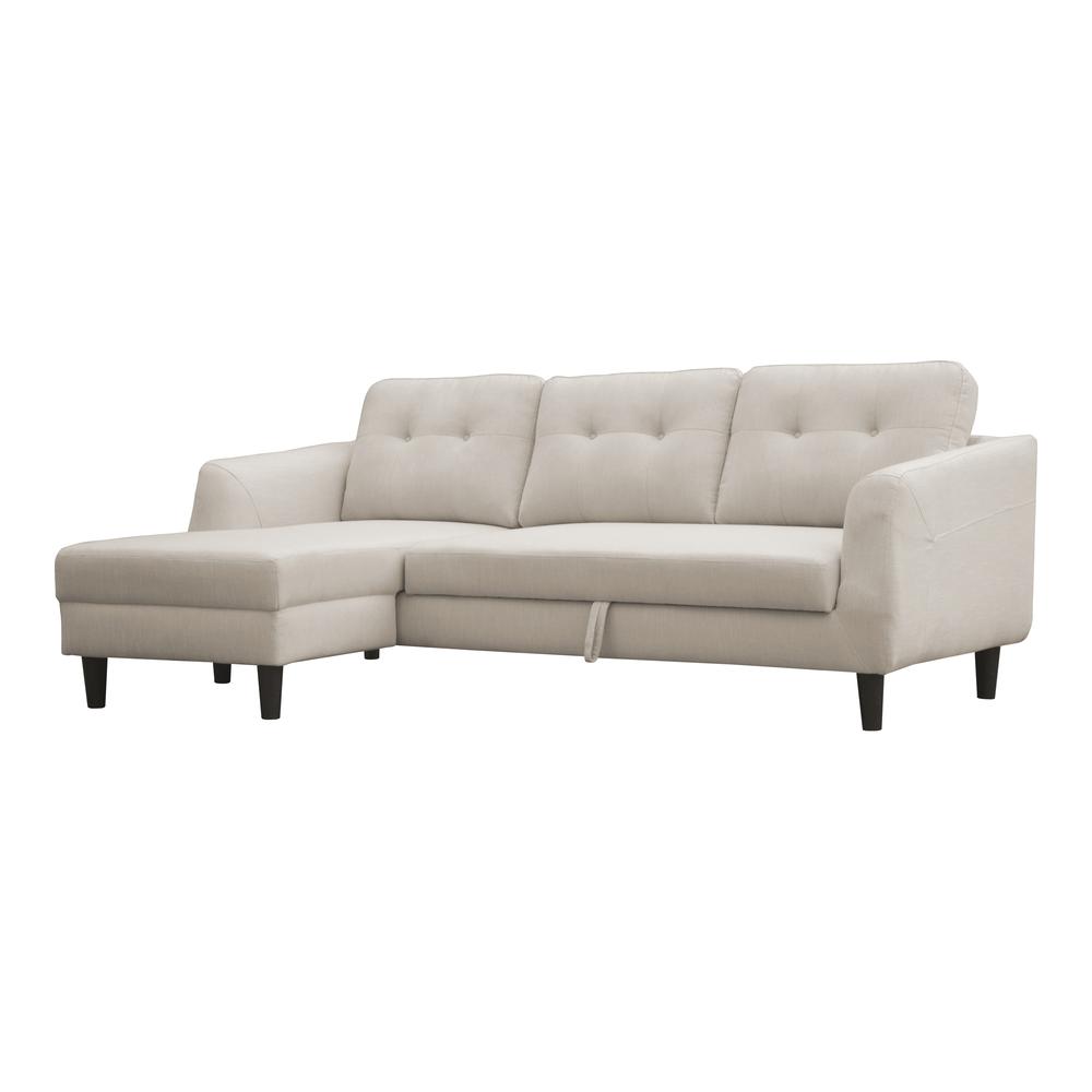 BELAGIO SOFA BED WITH CHAISE BEIGE LEFT. Picture 2