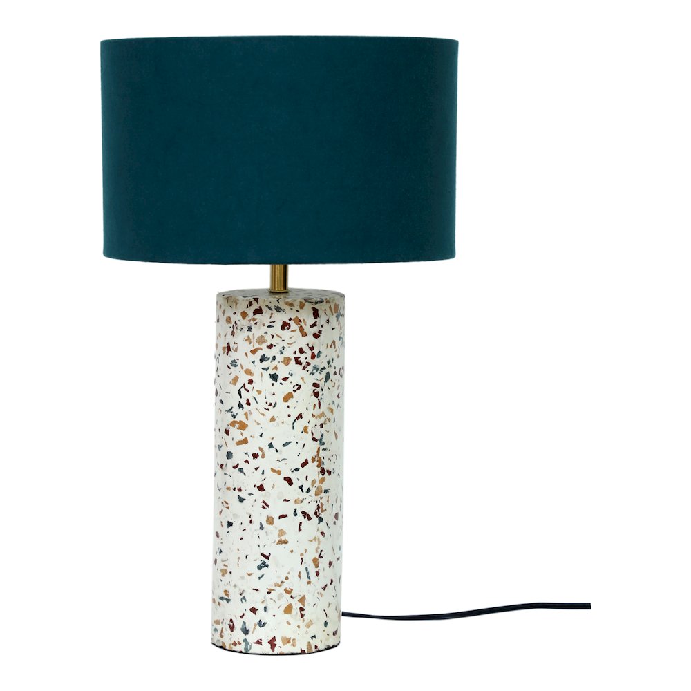 Terrazzo Cylinder Table Lamp. Picture 1