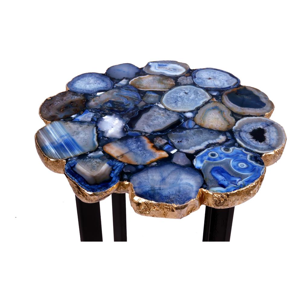 Azul Agate Accent Table. Picture 3