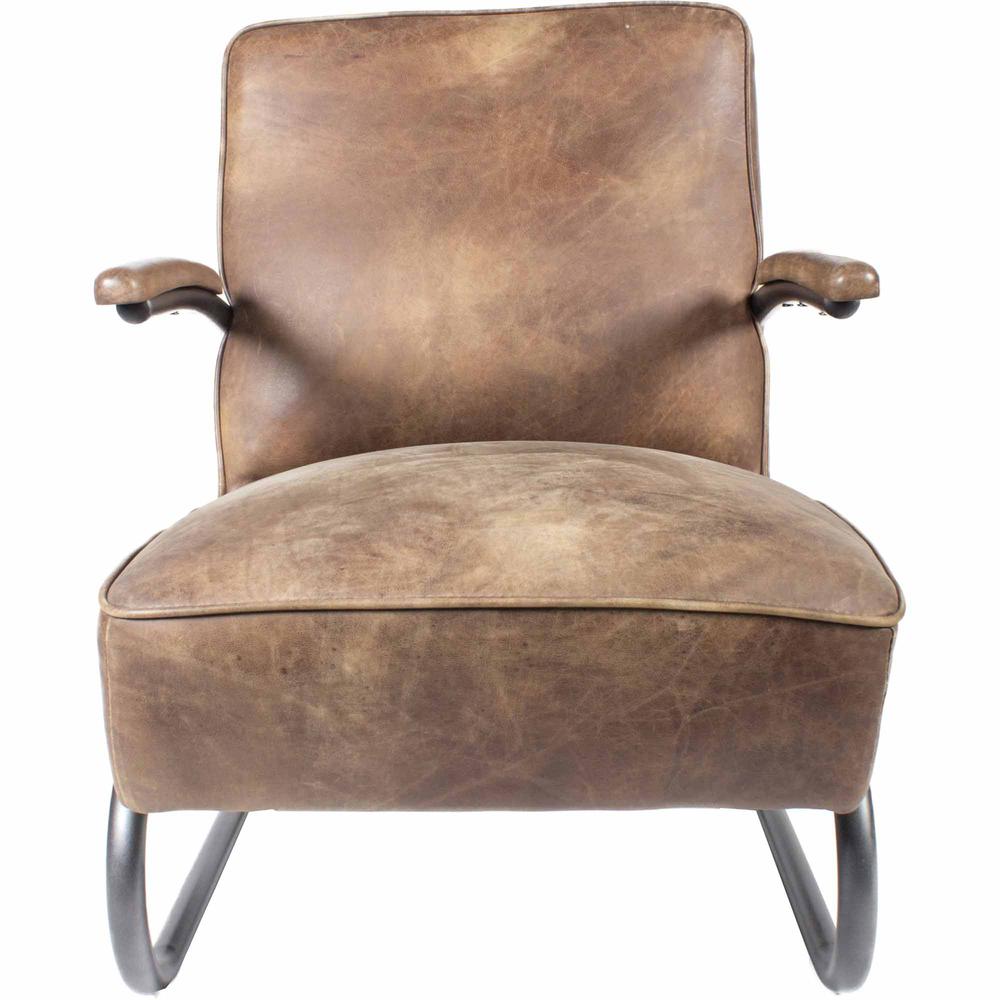 Perth Leather Club Chair - Light Brown, Belen Kox. Picture 8