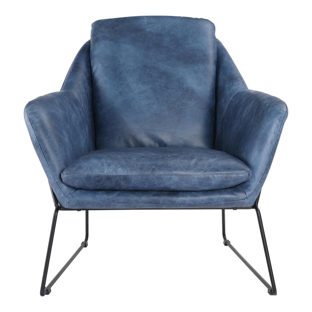 Greer Club Chair Blue. The main picture.