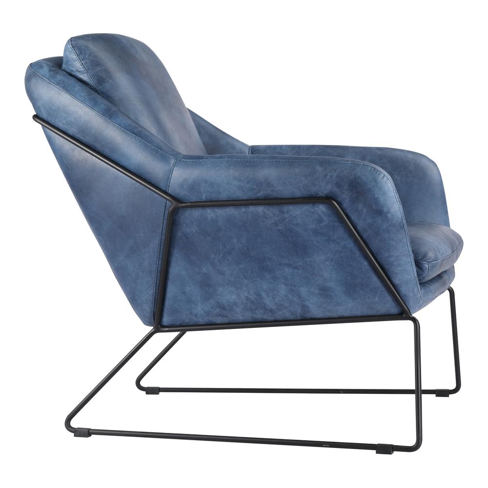 Greer Club Chair Blue. Picture 4