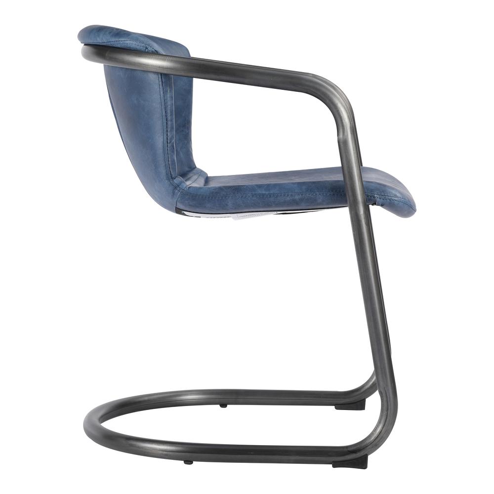 Freeman Dining Chair, Blue. Picture 3