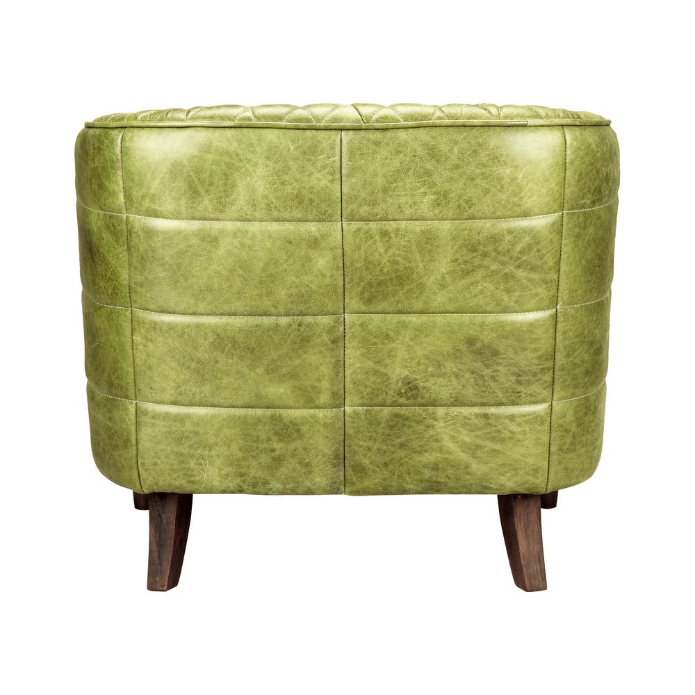 Magdelan Tufted Leather Armchair. Picture 3