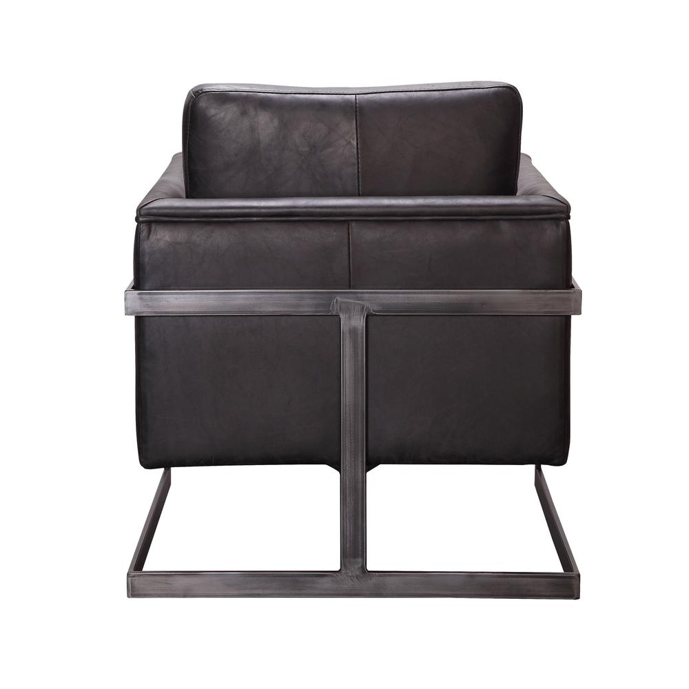 Luxe Black Leather Club Chair - Elite Collection, Belen Kox. Picture 5