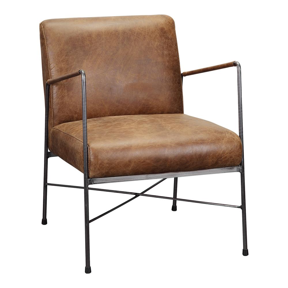 Dagwood Leather Arm Chair (Brown), Belen Kox. Picture 1