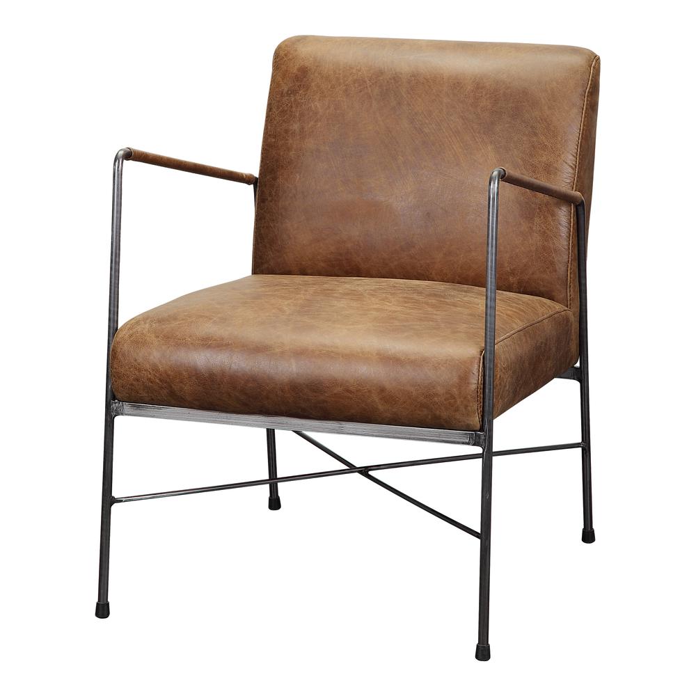 Dagwood Leather Arm Chair (Brown), Belen Kox. Picture 4