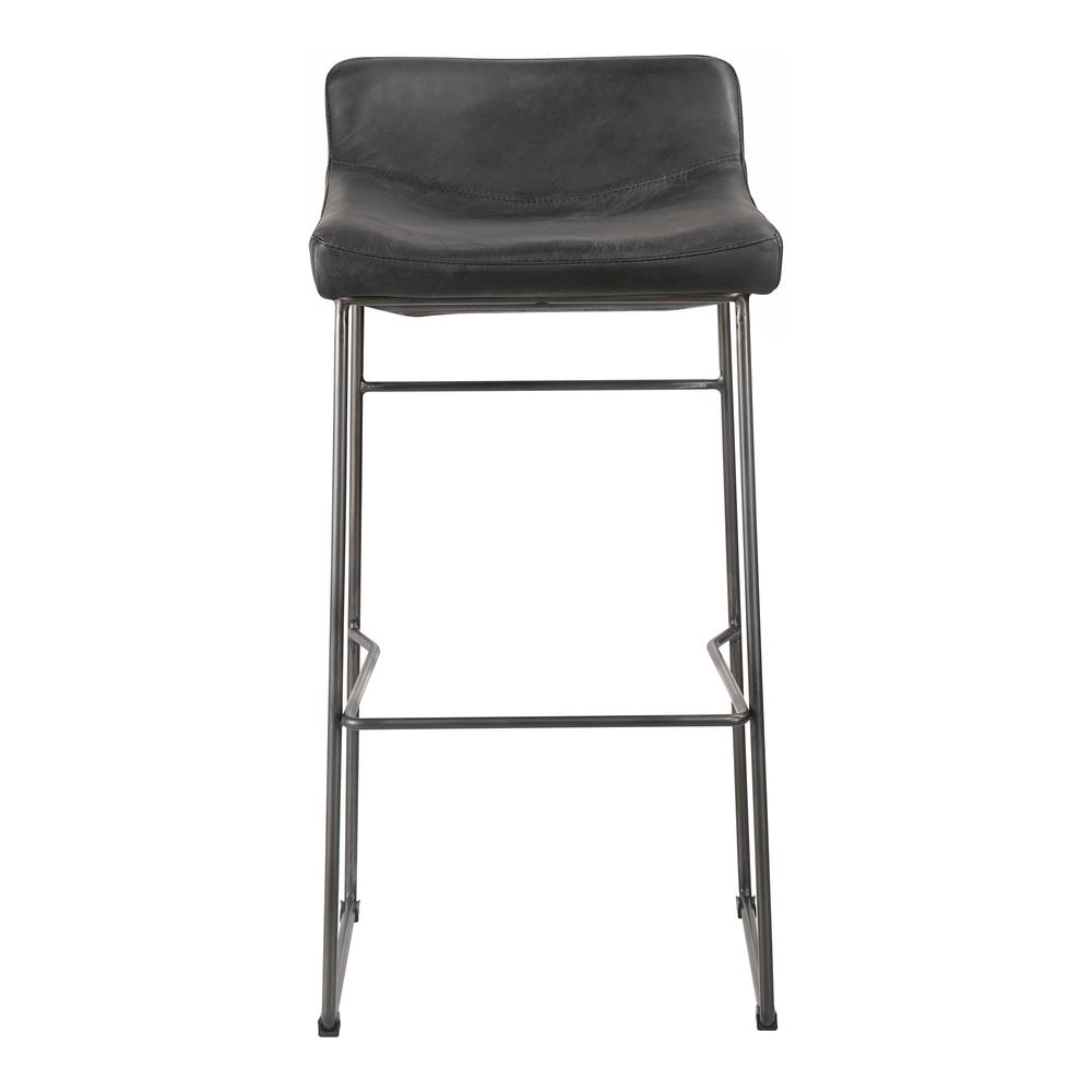 Starlet Bar Stool Black Set Of Two. Picture 1