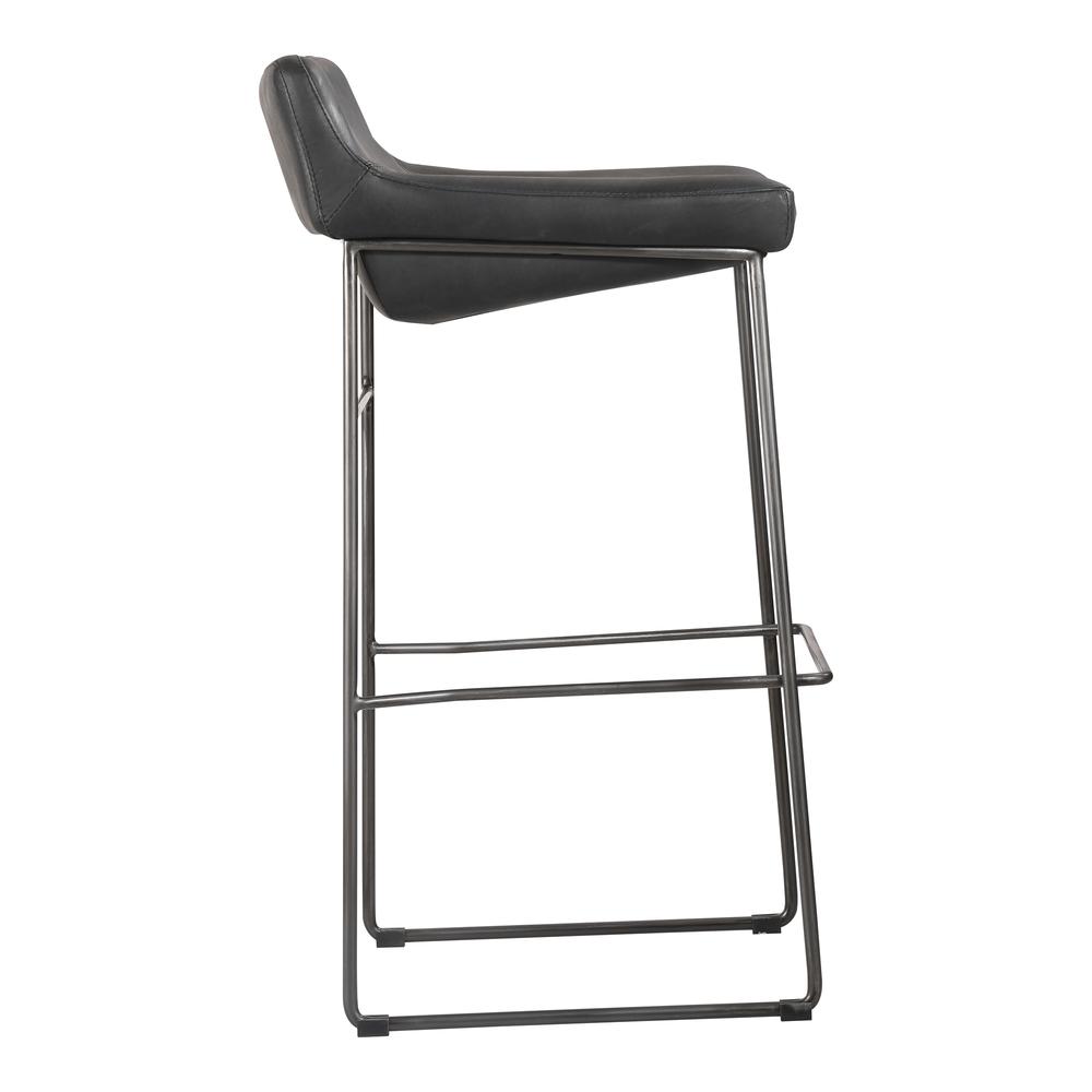 Starlet Bar Stool Black Set Of Two. Picture 3