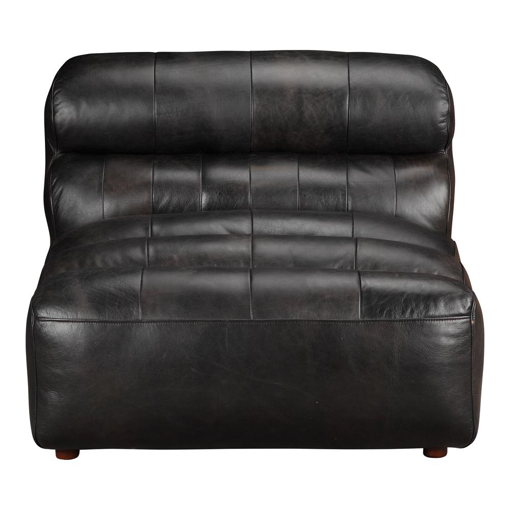 Ramsay Leather Slipper Chair. Picture 4