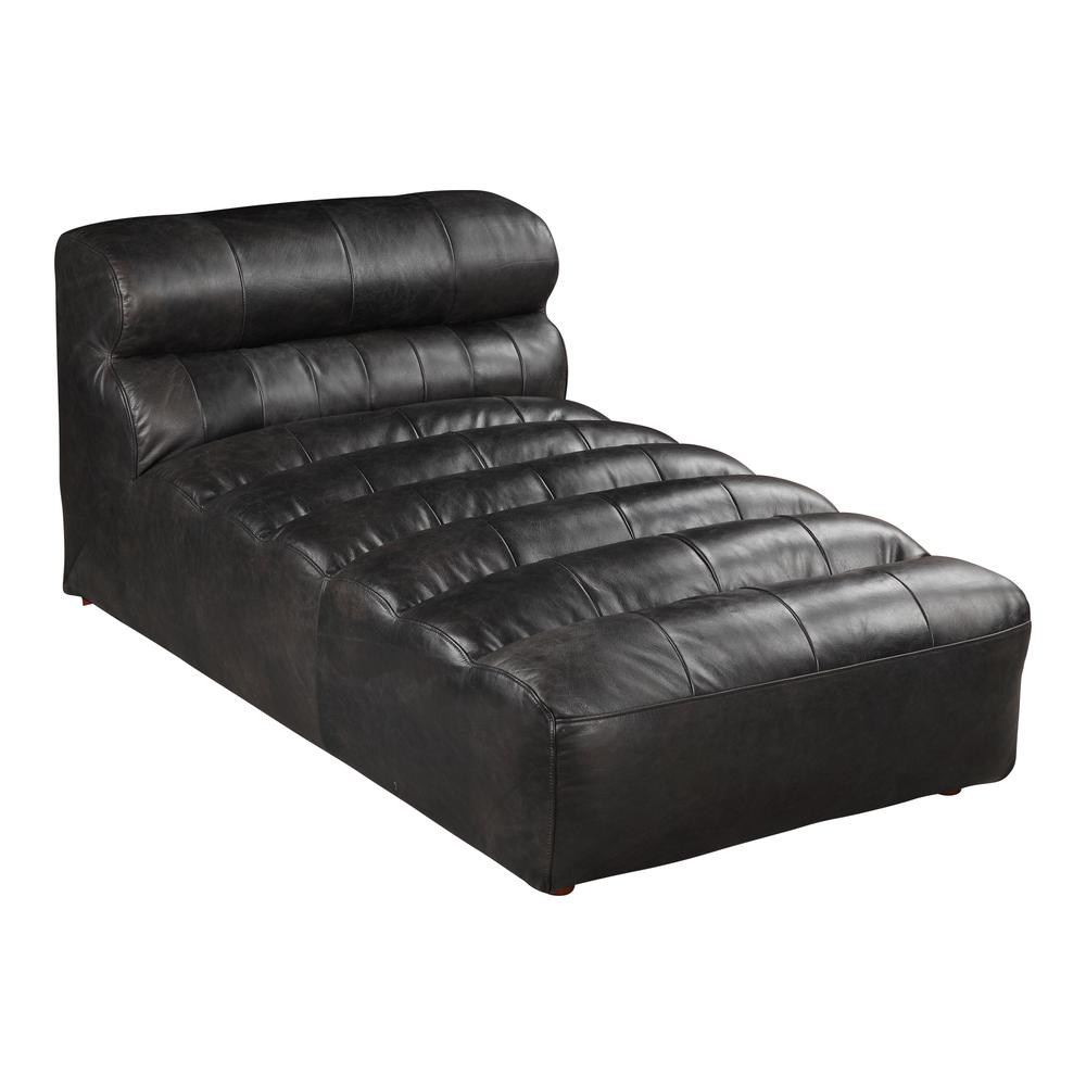 Ramsay Leather Chaise. Picture 7