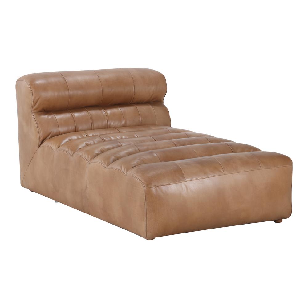 Ramsay Leather Chaise. Picture 2