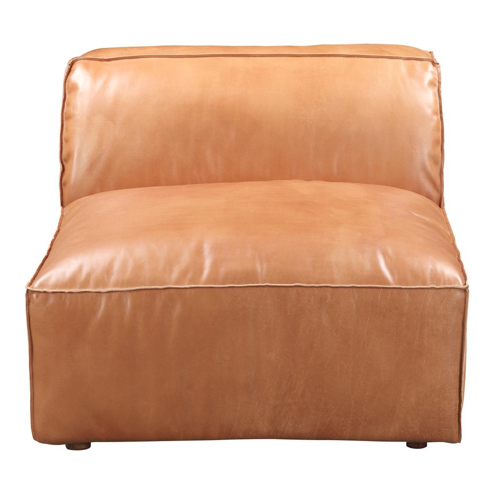 Luxe Slipper Chair, Brown. The main picture.
