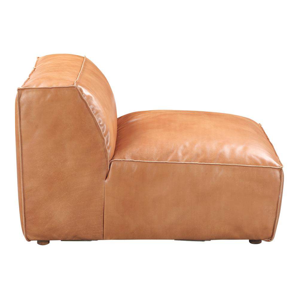 Luxe Slipper Chair, Brown. Picture 3