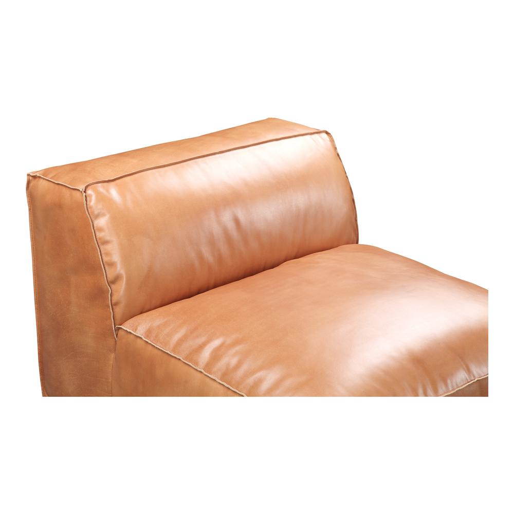 Luxe Slipper Chair, Brown. Picture 5