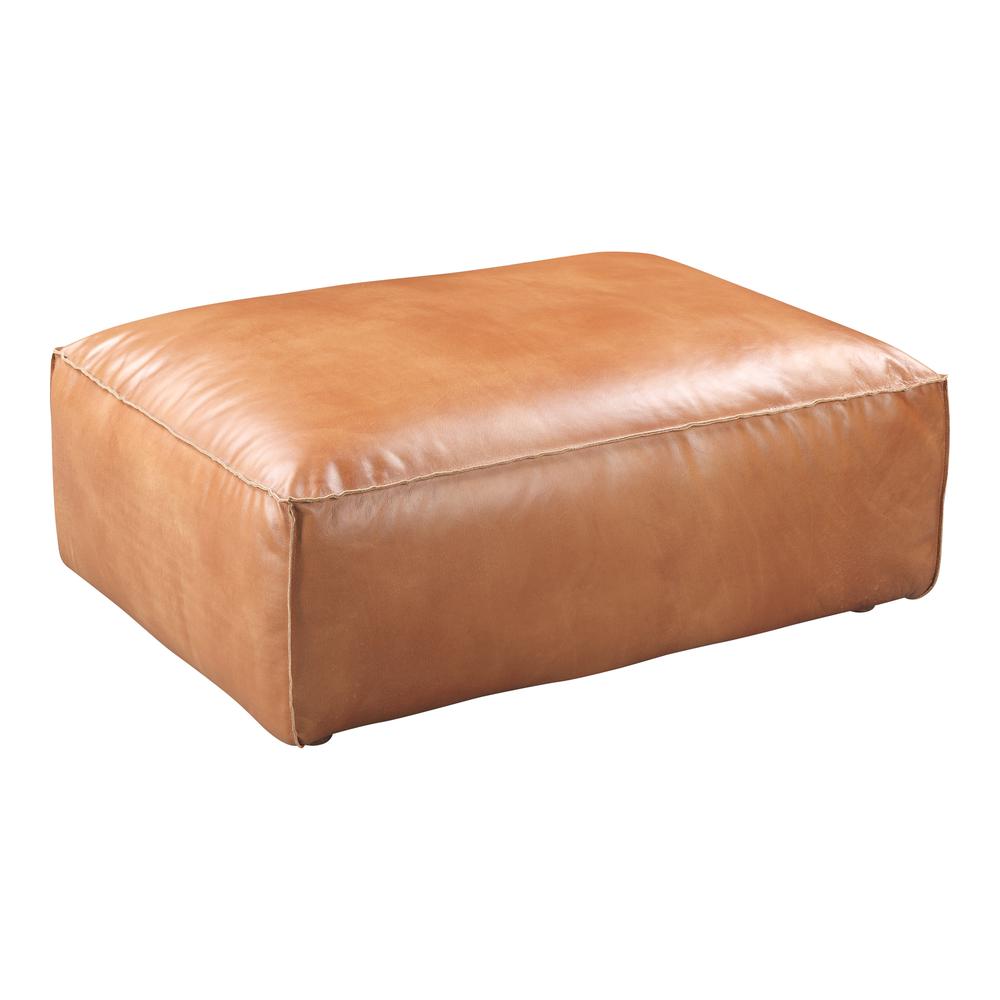 LUXE OTTOMAN TAN. Picture 2