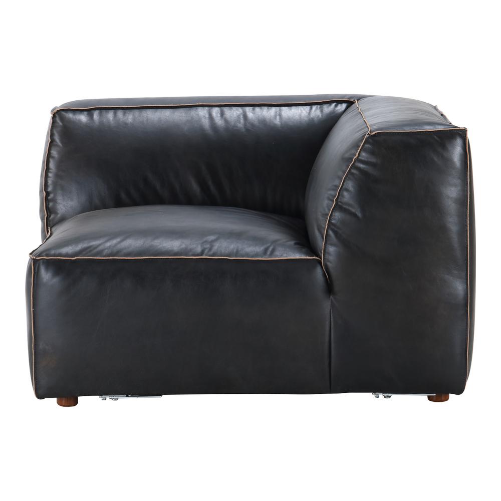 Luxe Corner Chair, Black. Picture 2