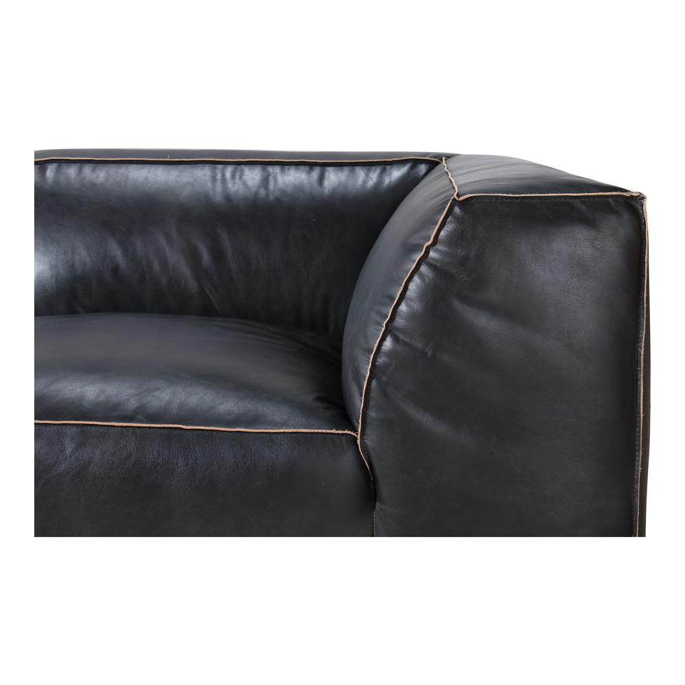 Luxe Corner Chair, Black. Picture 4