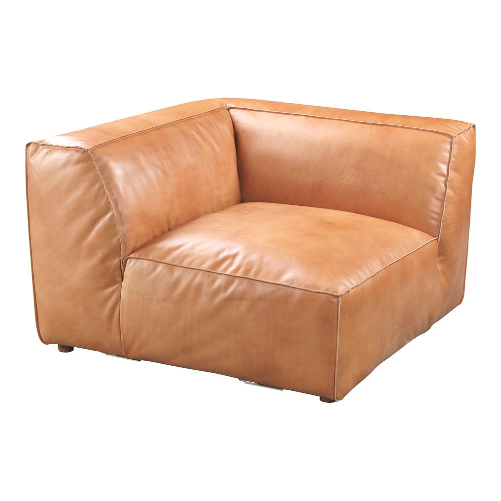 Luxe Corner Chair, Brown. Picture 3