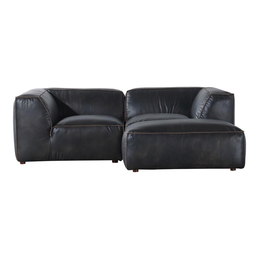 Luxe Nook Modular Sectional Antique Black. Picture 2