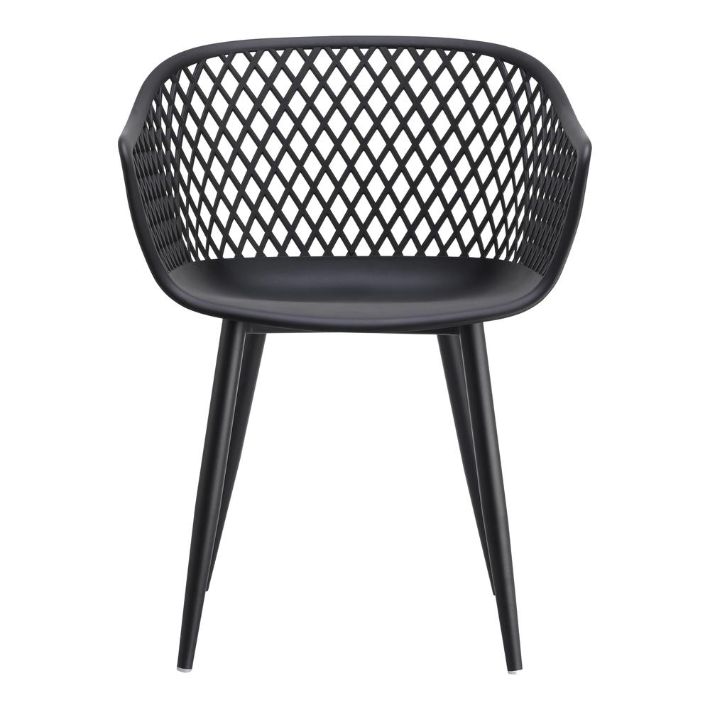Piazza Outdoor Chair Black-Set Of Two. Picture 2