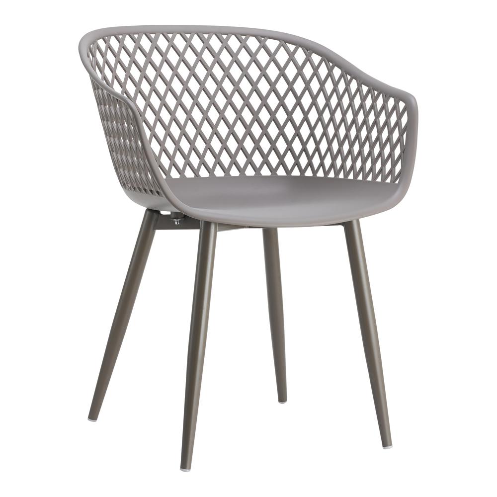 Piazza Outdoor Chair Grey-Set Of Two. Picture 5