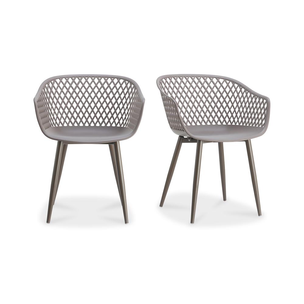 Piazza Outdoor Chair Grey-Set Of Two. Picture 2