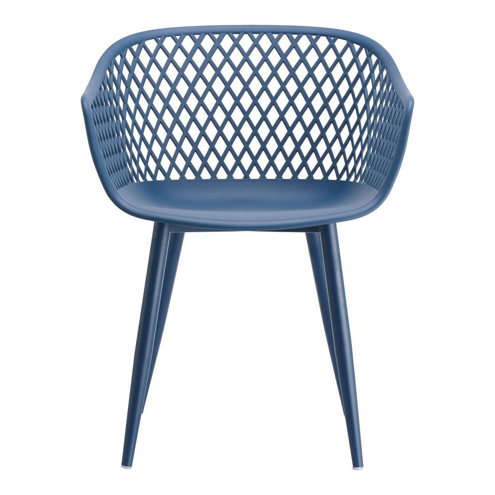 Piazza Outdoor Chair Blue-Set Of Two. Picture 4