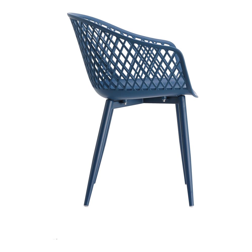 Piazza Outdoor Chair Blue-Set Of Two. Picture 6