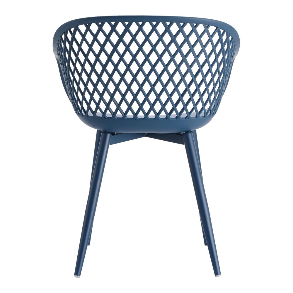 Piazza Outdoor Chair Blue-Set Of Two. Picture 7