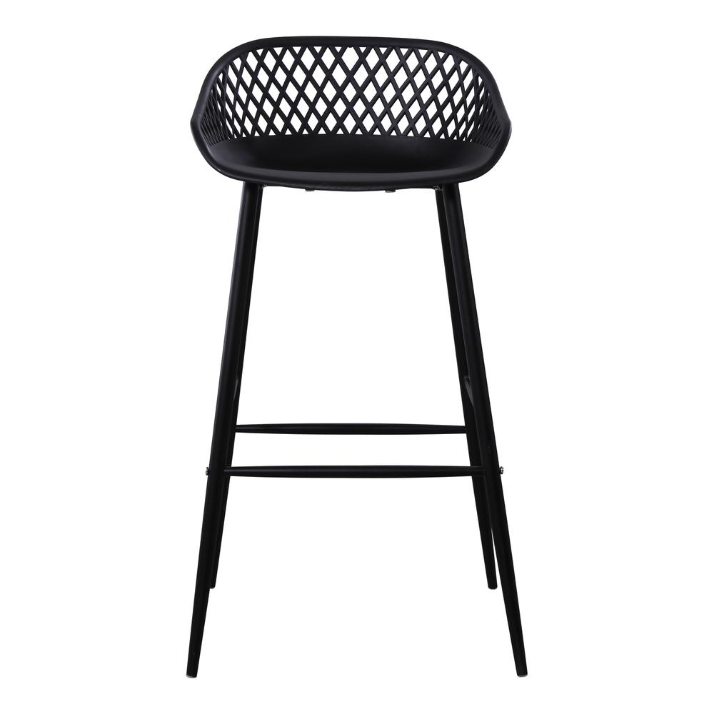 Piazza Outdoor Barstool Black-Set Of Two. Picture 4