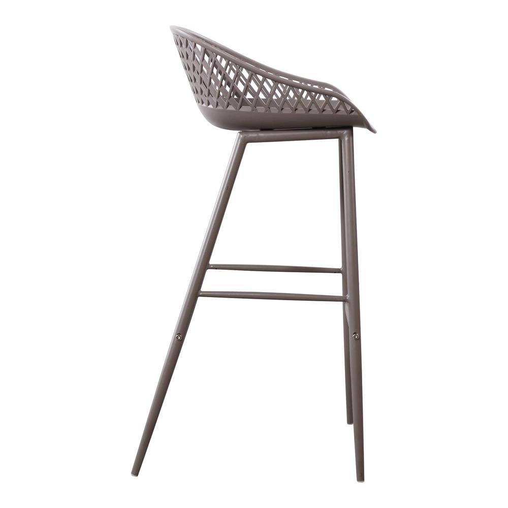 Piazza Outdoor Barstool Grey-Set Of Two. Picture 7