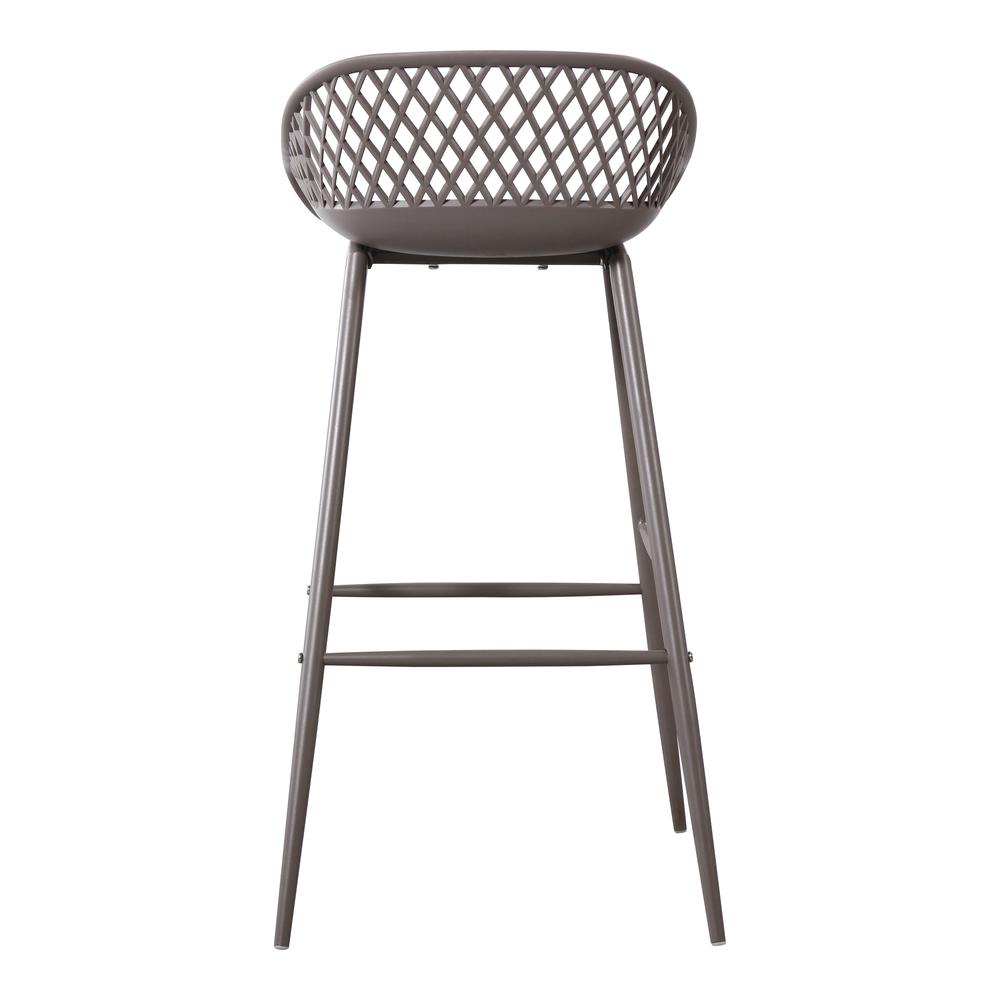 Piazza Outdoor Barstool Grey-Set Of Two. Picture 8
