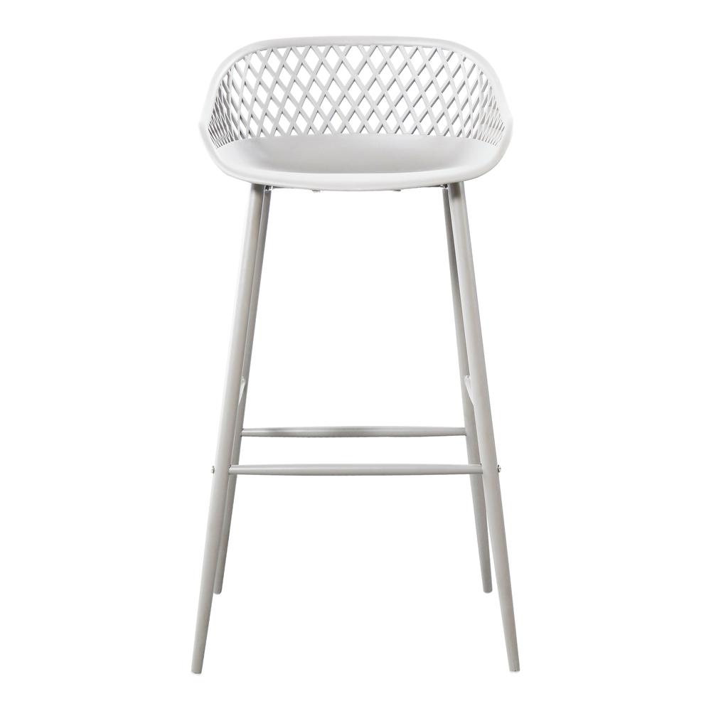 Piazza Outdoor Barstool White-Set Of Two. Picture 4